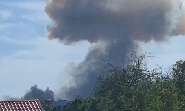 Ρωσία: Φωτιά σε αποθήκη πυρομαχικών στο Μπέλγκοροντ - «Φταίει η ζέστη» σύμφωνα με τον κυβερνήτη