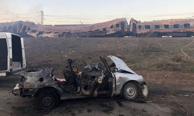 Επίθεση σε σιδηροδρομικό σταθμό της Ουκρανίας