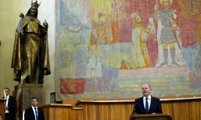 Όλαφ Σολτς: «Η Ευρώπη είναι το μέλλον μας», δήλωσε ο Γερμανός καγκελάριος από την Πράγα