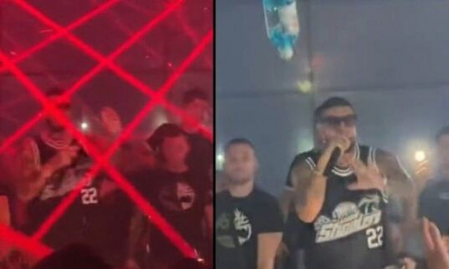 Η στιγμή που ξεκινάει το ξύλο με τον Snik: «Στράβωσε» φίλος του και πέταξε μπουκάλι