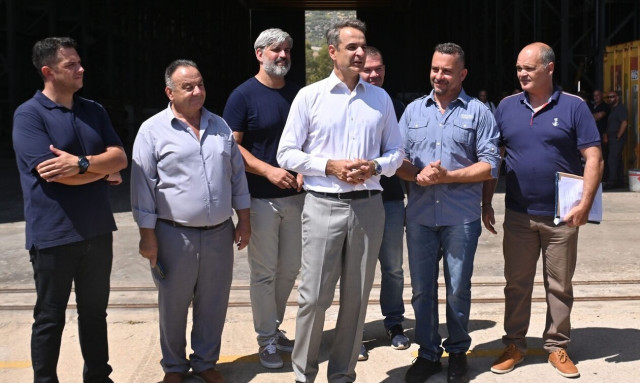 Μητσοτάκης από ναυπηγεία Ελευσίνας: Εξασφαλίσαμε επενδύσεις 200 εκατ. ευρώ και θέσεις εργασίας