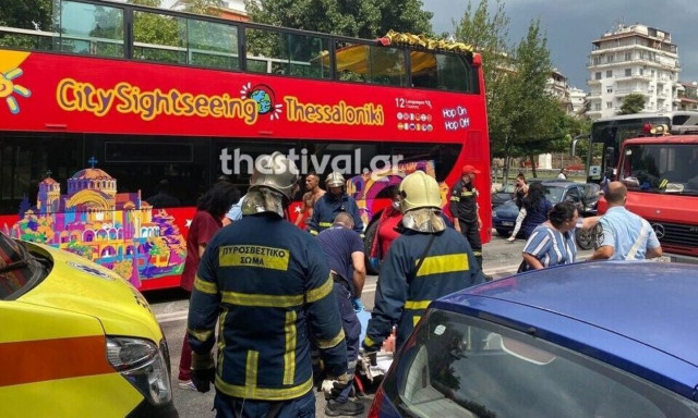 Θεσσαλονίκη: Μηχανή παρέσυρε ηλικιωμένο - Σοβαρή η κατάσταση του οδηγού