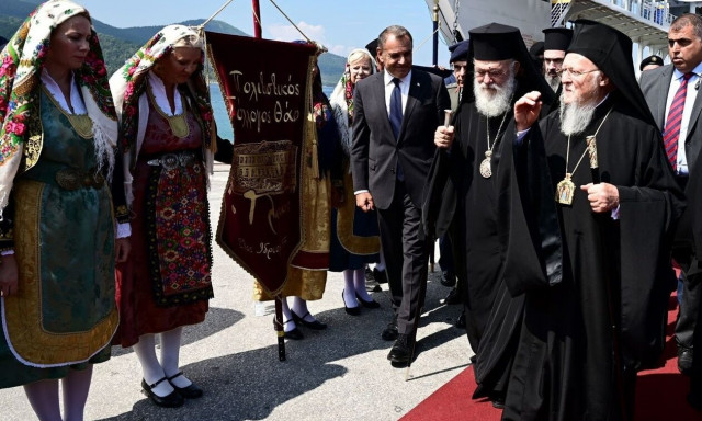 Παναγιωτόπουλος: Με τον Οικουμενικό Πατριάρχη Βαρθολομαίο γιορτάσαμε τη «Σύναξη των εν Θάσω Αγίων»