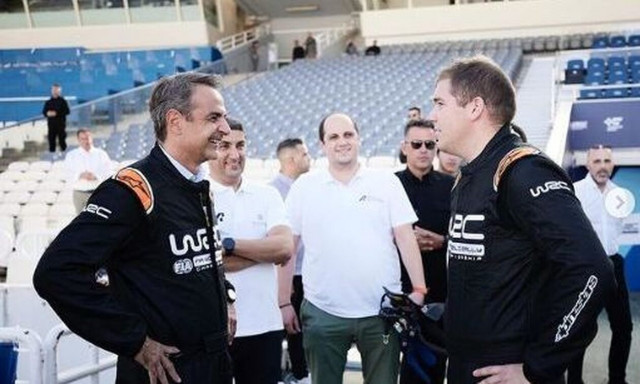 Κυριάκος Μητσοτάκης: Με φόρμα WRC πριν την έναρξη του Ράλι Ακρόπολις