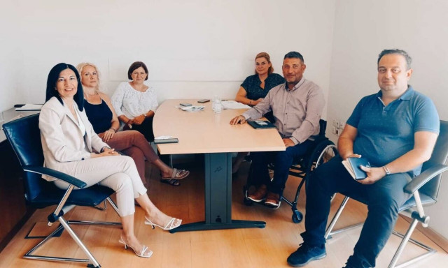 Συνάντηση Ολυμπίας Αναστασοπούλου με τον ειδικό σύμβουλό για Αμέα Θεσσαλονίκης, Ιωάννη Καστούρα