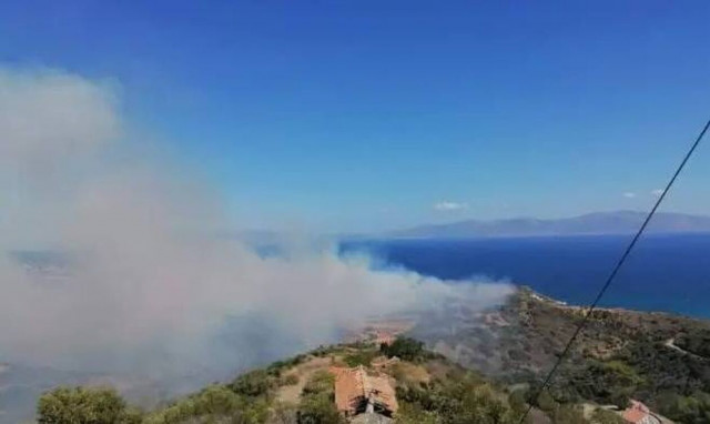 Φωτιά στα Κύθηρα: Καλύτερη η κατάσταση στην Αγία Πελαγία