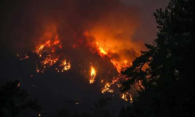 Τουρκία: Πυροσβέστες δίνουν μάχη για την κατάσβεση δασικής πυρκαγιάς στo νότο της χώρας