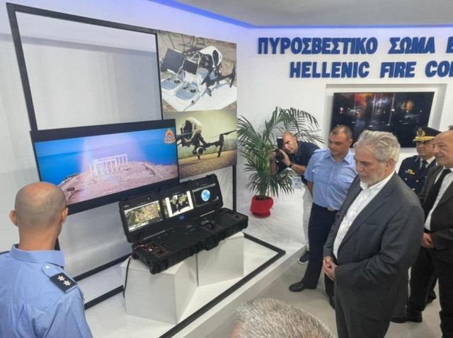 ΔΕΘ 2022: Εγκαινιάστηκε το Πληροφοριακό Κέντρου του Πυροσβεστικού Σώματος