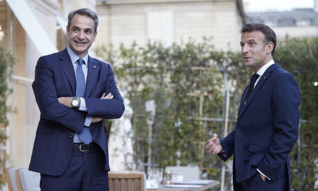 Κυριάκος Μητσοτάκης - Εμανουέλ Μακρόν