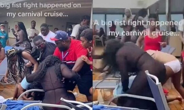 Άγριος καυγάς σε κρουαζιέρα για ένα κάθισμα - Απίθανο video