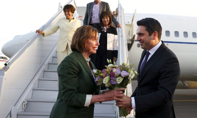 Αρμενία: Στο Γερεβάν η Πελόζι μετά τις συγκρούσεις με το Αζερμπαϊτζάν