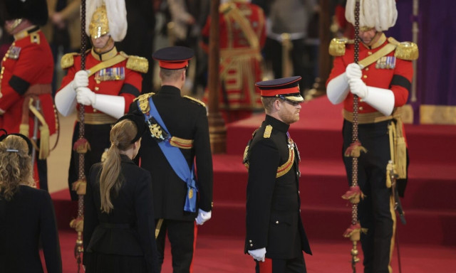 Βασίλισσα Ελισάβετ: Ο Ουίλιαμ, ο Χάρι και τα άλλα εγγόνια της συμμετείχαν σε αγρυπνία γύρω από το φέ