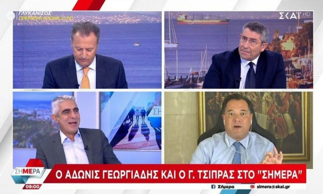 «Σκοτωμός» Γεωργιάδη – Τσίπρα στον ΣΚΑΪ: «Ό,τι δεν σου μάθανε οι γονείς σου, θα στο μάθω εγώ»