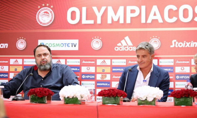 Ολυμπιακός: Live Streaming η παρουσίαση του Μίτσελ από τον Βαγγέλη Μαρινάκη