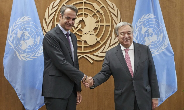 ΟΗΕ: Η τουρκική προκλητικότητα και το Κυπριακό στο επίκεντρο της συνάντησης Μητσοτάκη - Γκουτέρες