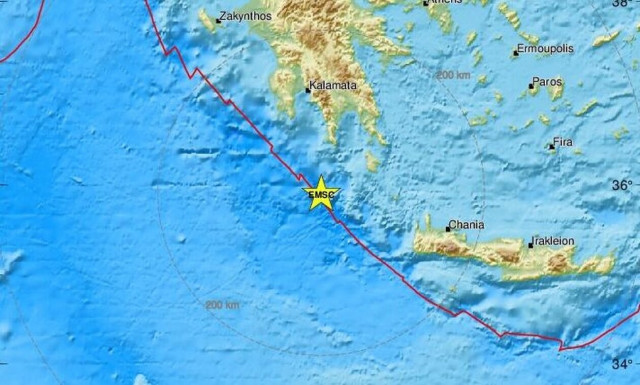 Σεισμός νότια της Λακωνίας (pics)