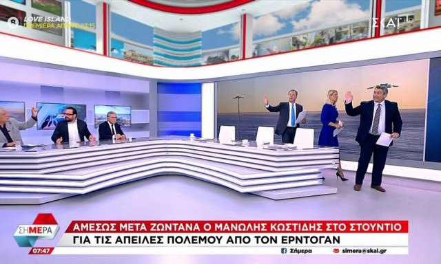 «Σφάχτηκαν» ξανά στον ΣΚΑΪ για την Πανεπιστημιακή Αστυνομία: Δεν άφηναν να γίνει το break!