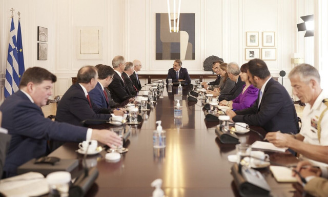 Μητσοτάκης σε βουλευτές των ΗΠΑ: «Η Ελλάδα δεν πρόκειται να δεχθεί παραβίαση της κυριαρχίας της»