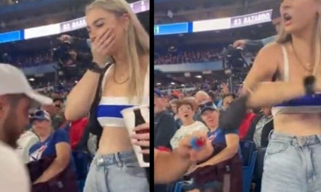 Η πρόταση γάμου δεν πήγε καλά: Μόλις είδε το δαχτυλίδι τον άρχισε στα χαστούκια