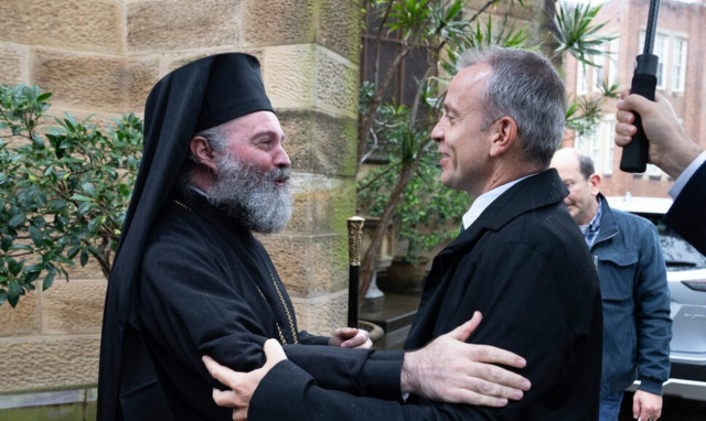 Ο Αρχιεπίσκοπος Αυστραλίας υποδέχθηκε τον Γενικό Πρόξενο της Ελλάδας στο Σίδνεϊ