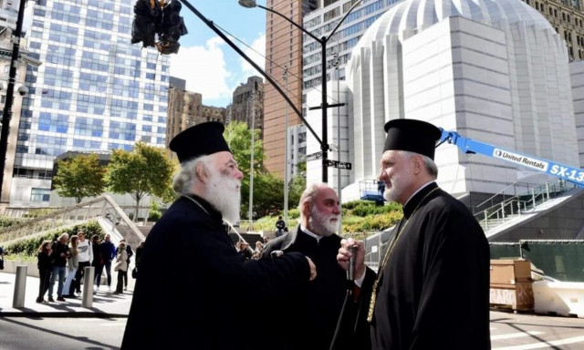 Ο Πατριάρχης Αλεξανδρείας στον Άγιο Νικόλαο και το Σημείο Μηδέν στη Νέα Υόρκη