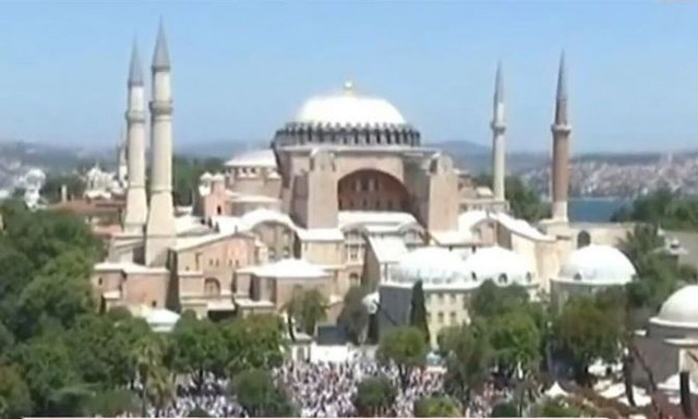 Νέο σόου για την Αγία Σοφία: Προκαλεί και για άλλα ορθόδοξα μνημεία ο Ερντογάν