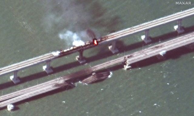 Βουλγαρία για γέφυρα Κριμαίας: Το φορτηγό που ανατινάχθηκε δεν διέσχισε βουλγαρικό έδαφος