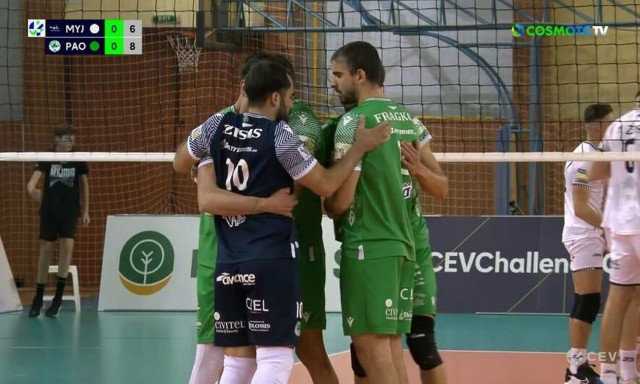 Βόλεϊ: Εύκολη νίκη και προβάδισμα πρόκρισης ο Παναθηναϊκός