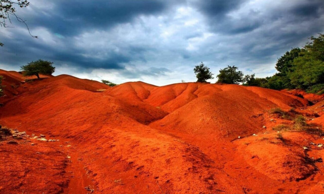 Το απόκοσμο κόκκινο τοπίο… του Άρη που βρίσκεται στην Πρέβεζα