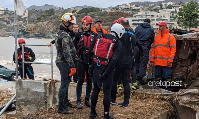 Κρήτη - Σύζυγος αγνοούμενης:Την είδαν να την παρασέρνει το νερό