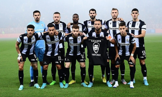 Super League: Ο ΠΑΟΚ τίμησε τη μνήμη του Σαράφη
