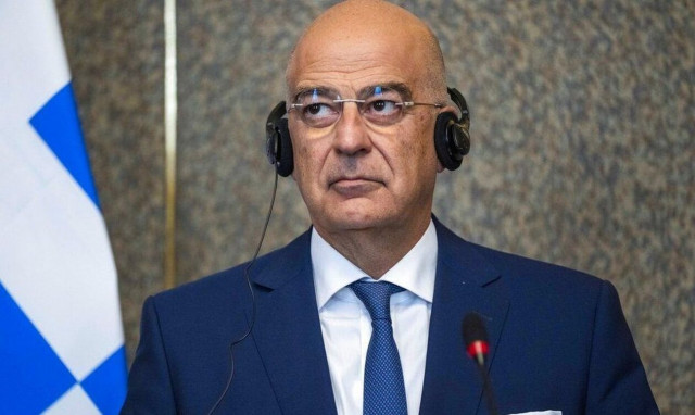 FM Dendias meets with Ukrainian President Zelensky