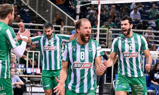 Βόλεϊ: Με δύο νίκες ο Παναθηναϊκός στους «32» του Challenge Cup