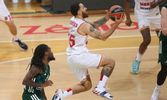 Παναθηναϊκός - Μονακό 80-83: Ο Μάικ Τζέιμς έκανε τη διαφορά
