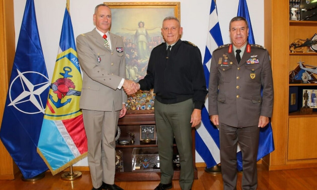 Ελλάς – Γαλλία αμυντική συνεργασία: Συνάντηση Φλώρου και Λαλούση με τον Στρατηγό Schill