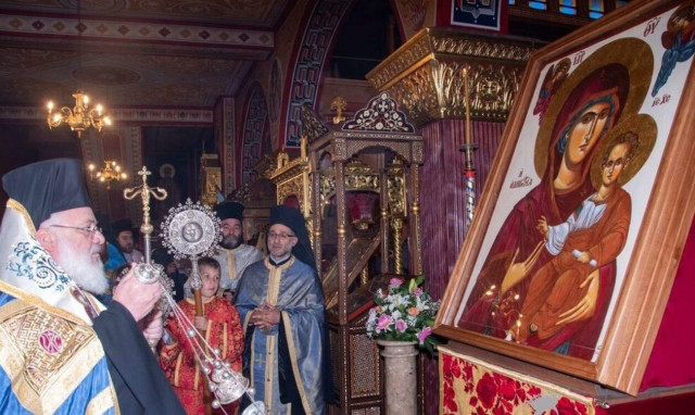 Στο Διδυμότειχο η εικόνα της Παναγίας της Οδηγήτριας