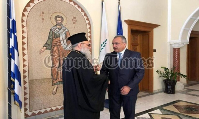 O Πατριάρχης Αντιοχείας επισκέφτηκε τον Αρχιεπίσκοπο Κύπρου