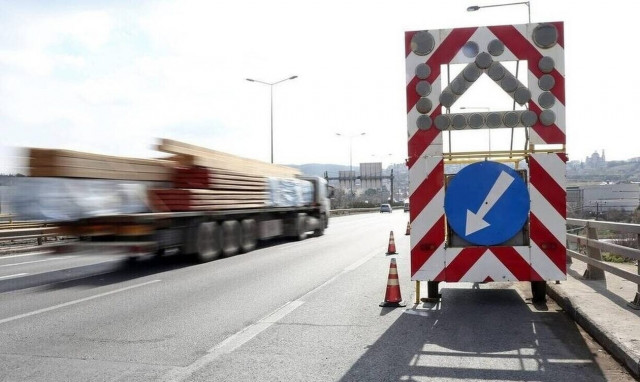 Κυκλοφοριακές ρυθμίσεις στην Εθνική Οδό Αθηνών-Λαμίας