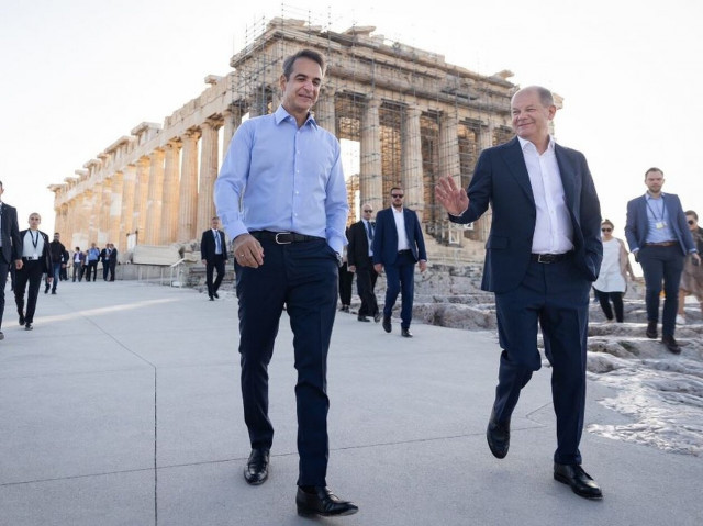 Ολαφ Σολτς: Μοναδική η Ακρόπολη - Δεν μοιάζει με κανένα άλλο μνημείο