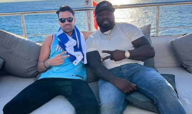 Κωνσταντίνος Αργυρός: Με τον 50 Cent σε γιοτ πριν τη συναυλία στο ΟΑΚΑ
