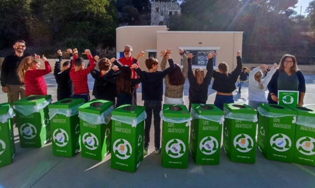 Σχολικός μαραθώνιος ανακύκλωσης στο νησί της Λέρου