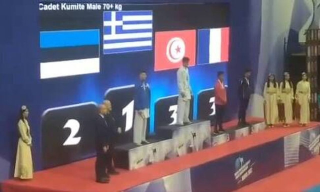 Τουρκία: Έκοψαν ξανά τον εθνικό ύμνο, τον έψαλε η ελληνική αποστολή