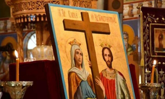 Η εικόνα Αγίων Κωνσταντίνου και Ελένης 100 χρόνια μετά στη Νέα Κίο