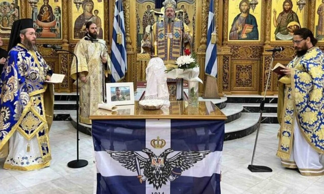 Ο Μητροπολίτης Λαρίσης τίμησε τη μνήμη του Κωνσταντίνου Κατσίφα