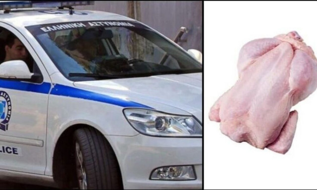 Έτρωγε ωμό κοτόπουλο στην μέση του δρόμου - Έκαναν εμετό οι περαστικοί