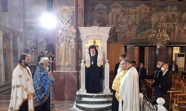 Προσκύνημα του Μητροπολίτη Κηφισίας στην Παναγία την Χοζοβιώτισσα