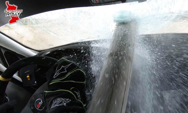 Δείτε ένα από τα πιο σοκαριστικά ατυχήματα σε αγώνα ράλι