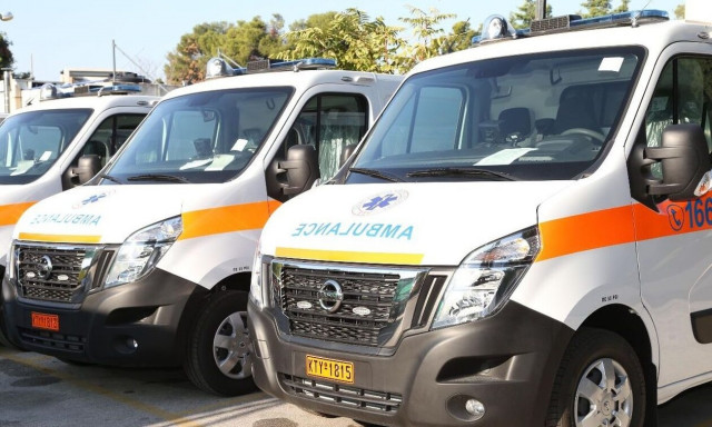 ΕΚΑΒ: Δωρεά 5 ασθενοφόρων από τον Διεθνή Οργανισμό Μετανάστευσης