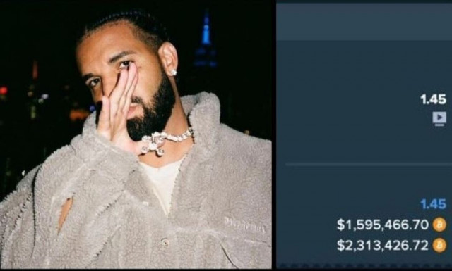 O Drake ξαναπήγε... κουβά: Έχασε στοίχημα 1,3 εκατομμυρίων ευρώ