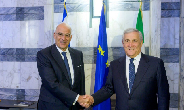 Ο Νίκος Δένδιας στη Ρώμη - Στήριξη της Ιταλίας έναντι της Τουρκίας